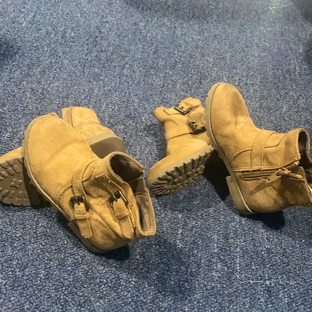 Old Navy tan suede boots 2 pairs for $28 1 pair for $15 orig $25 each